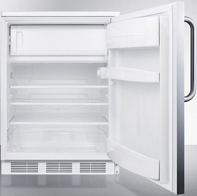 Accucold® by Summit® 5.1 Cu. Ft. Stainless Steel Under the Counter Refrigerator-2