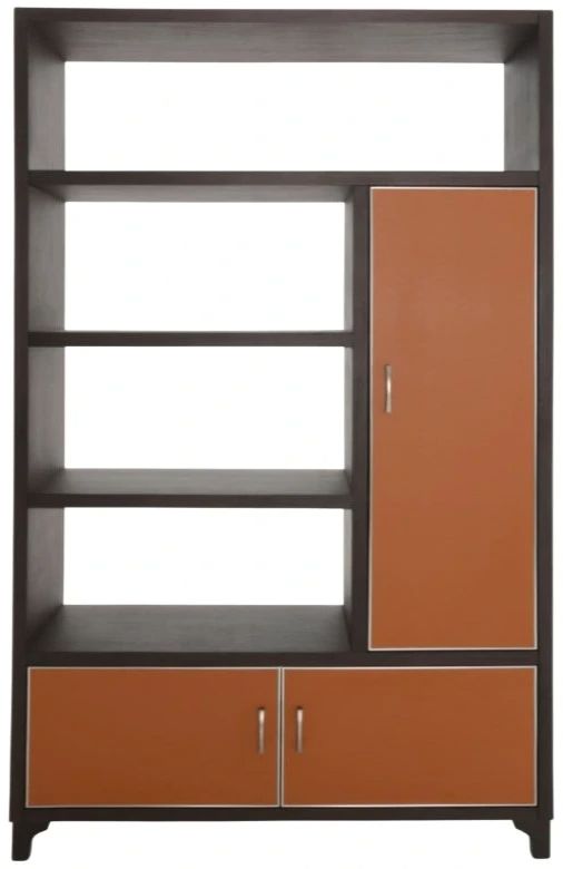 Michael Amini® 21 Cosmopolitan™ Diablo Orange/Umber Right-Door Bookcase-1
