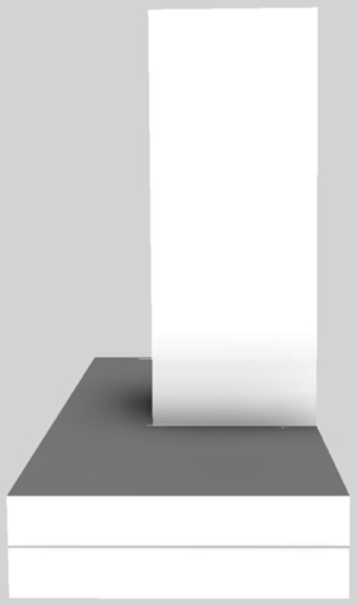 Vent-A-Hood® K Series 42" White Contemporary Wall Mounted Range Hood-1
