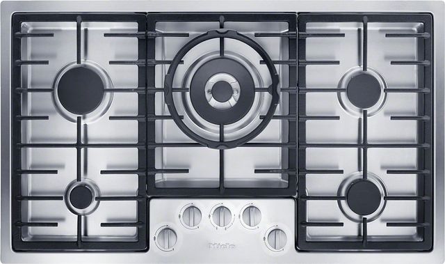 Miele 36" Stainless Steel Gas Cooktop-0