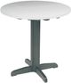 C R Plastic Generation Slat Gray Pub Pedestal Base Table-0