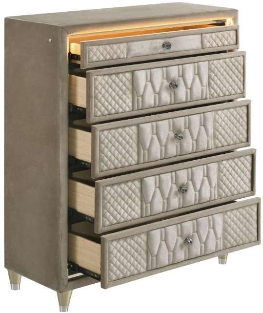 Coaster® Lorient Camel/Ivory Chest-4