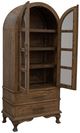 International Furniture Direct Arlette Coffee Ochre Door Cabinet-4