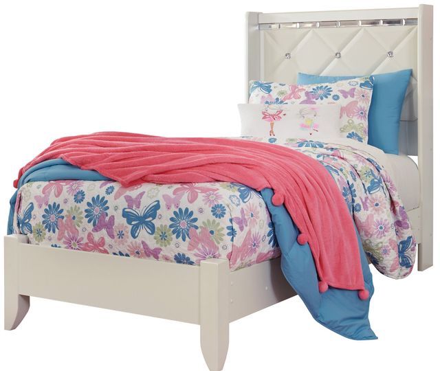 Signature Design by Ashley® Dreamur Champagne Twin Panel Bed-0