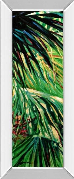 Classy Art Just Fronds by Suzanne Wilkins Mirror Framed Wall Art-0