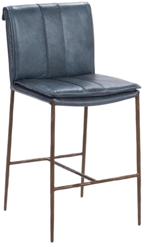 Classic Home Mayer Ocean Blue Counter Stool-0