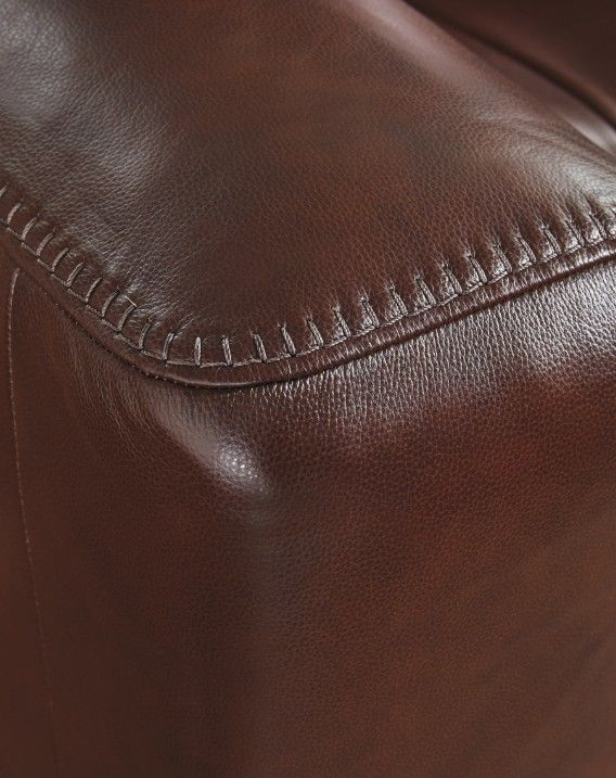 Signature Design by Ashley® Momentum Moves Mahogany Power Recliner with Adjustable Headrest-4