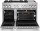 JennAir® RISE™ 48" Stainless Steel Pro Style Dual Fuel Range-1