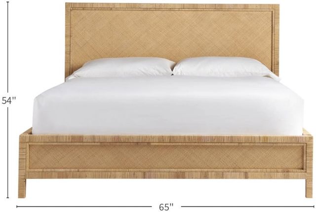Universal Explore Home™ Escape Coastal Living Home Long Key Brown Queen Panel Bed-2