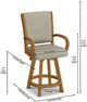 Chromcraft Customizable Camryn Counter Height Swivel Dining Stool-2