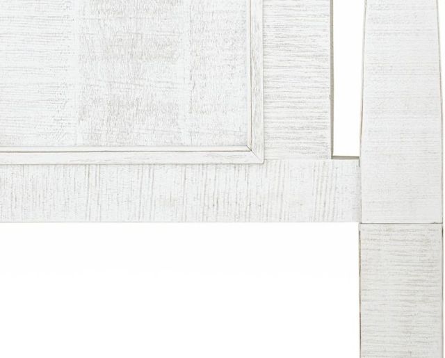 International Furniture Direct Stoa White Eastern King Panel Bed-4