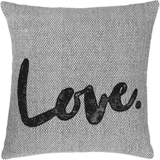 Signature Design by Ashley® Mattia White/Black Pillow-0