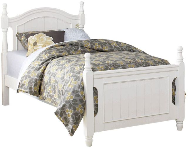 Homelegance® Clementine White Youth Full Platform Bed with Twin Trundle-3