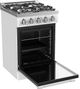 Unique® Appliances Classic Retro 24" White Slide-In Propane Gas Range-3