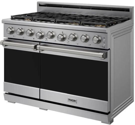 Thor Kitchen® X Series 48" Stainless Steel Freestanding Pro Style LP Gas Range-3