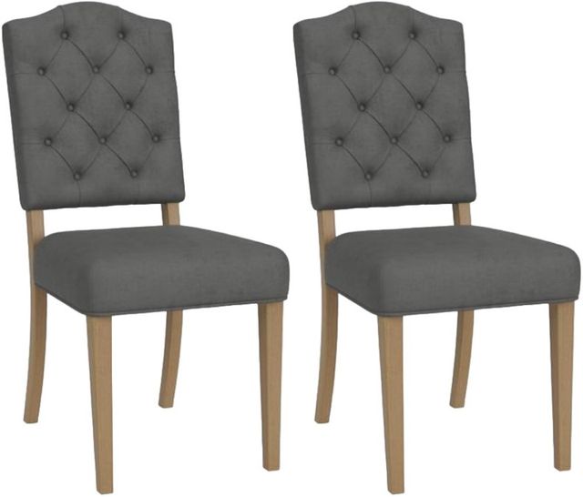 Riverside Furniture Mix-N-Match Chairs 2-Piece Slate Button Tufted Upholstered Chair Set-0