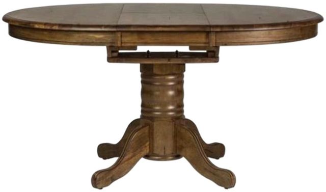 Liberty Furniture Carolina Crossing Antique Honey Pedestal Table-3