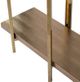 A & B Home Gold 4-Tier Tall Bookshelf-4