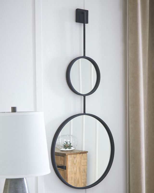Signature Design by Ashley® Brewer Black Accent Mirror-2