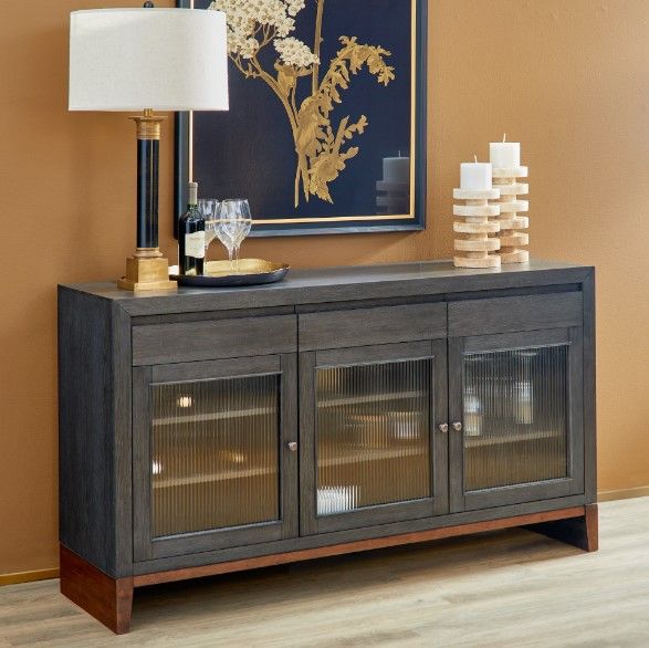 Flexsteel® Waterfall Ebony Buffet-1