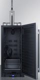 Summit® 2.9 Cu. Ft. Stainless Steel Beer Cooler/Kegerator-2