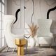 TOV Furniture Jezebel Cream Velvet Wingback Accent Chair-1