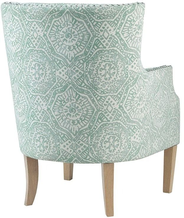 Olliix by Madison Park Hayworth Light Teal Accent Chair-2