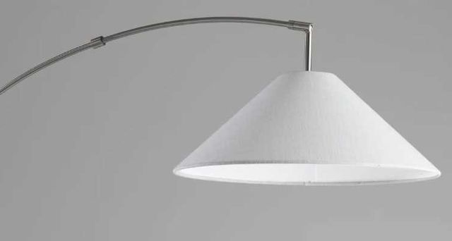 Adesso® Braxton Brushed Steel Arc Lamp-1