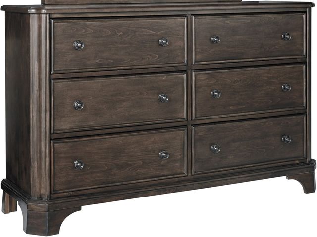 Signature Design by Ashley® Adinton 2-Piece Brown King Panel Storage Bed Set-2