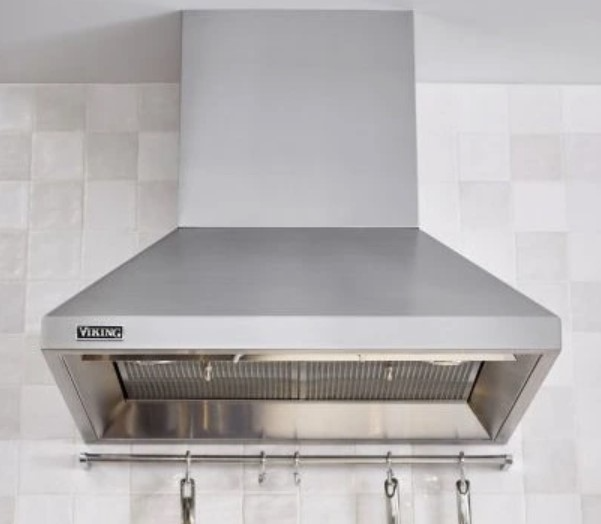 Viking® 30” Daffodil Chimney Wall Hood with Standard Ventilator-2