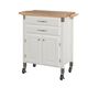 homestyles® Dolly Madison White Kitchen Cart-0