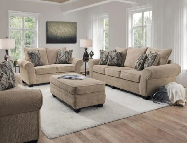 Behold™ Home Artesia Sand Loveseat-1