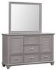 New Classic® Home Furnishings Jamestown 4-Piece Gray California King Panel Bedroom Set-3