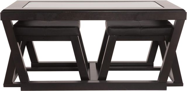 Signature Design by Ashley® Kelton 3-Piece Espresso Coffee Table Set-2