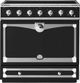 La Cornue CornuFé 90 Albertine 36" Matte Black Pro Style Induction Range-0