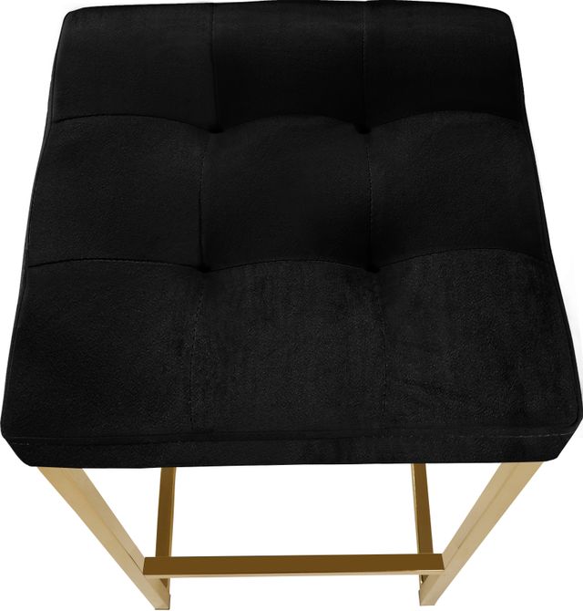 Meridian Furniture Nicola Black Velvet Counter Stool-2
