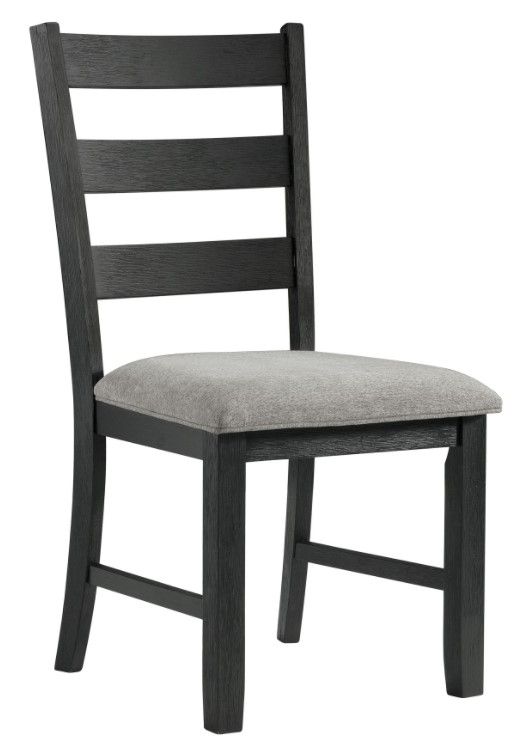 Elements International Martin 3-Piece Gray/Black Dining Table Set-1