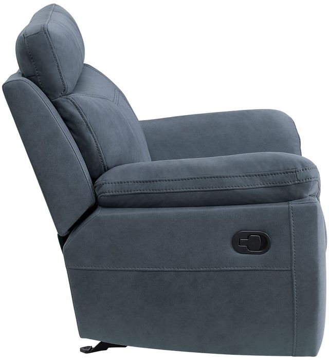 Mazin Furniture Clifton Blue Glider Reclining Chair-3