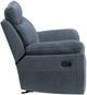 Mazin Furniture Clifton Blue Glider Reclining Chair-3
