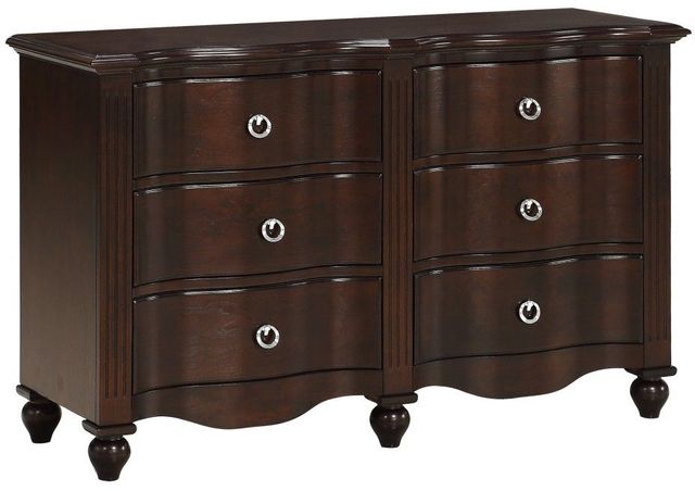 Mazin Furniture Meghan Espresso Youth Dresser-1