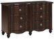 Mazin Furniture Meghan Espresso Youth Dresser-1