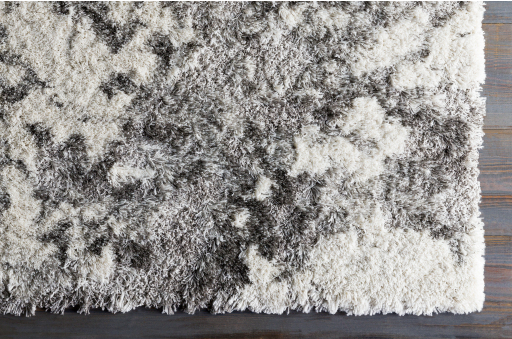 Surya Alta Shag Gray/Off-White 5'x7' Area Rug-2