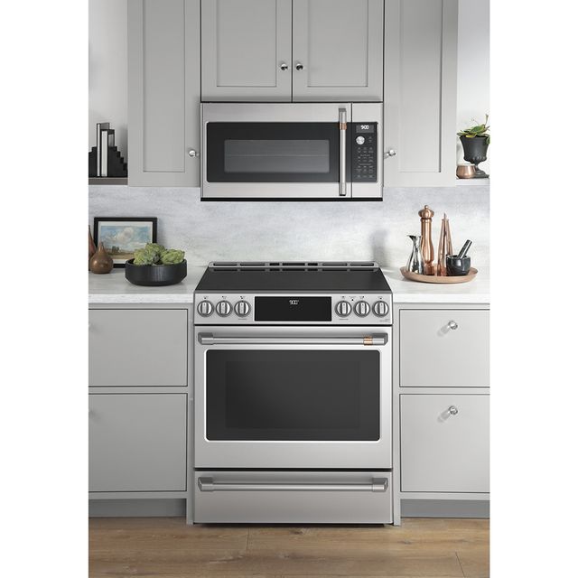 Café™ 30" Stainless Steel Slide In Induction Range-1