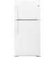 GE® 33" 21.9 Cu. Ft. White Freestanding Top Freezer Refrigerator-0