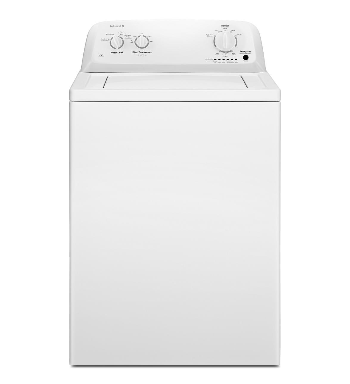 Admiral 3.5 Cu. Ft. White Top Load Washer | K & A Appliance