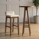 Armen Living Annikah 4-Piece Putty Brown/White Barstool Set-1