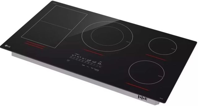 LG 36” Black Ceramic Smart Induction Cooktop-2