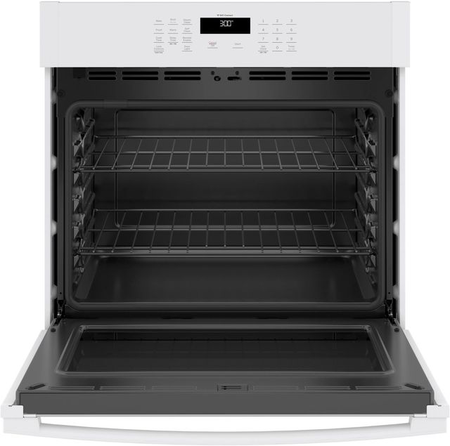 GE® 30" White Single Electric Wall Oven-1