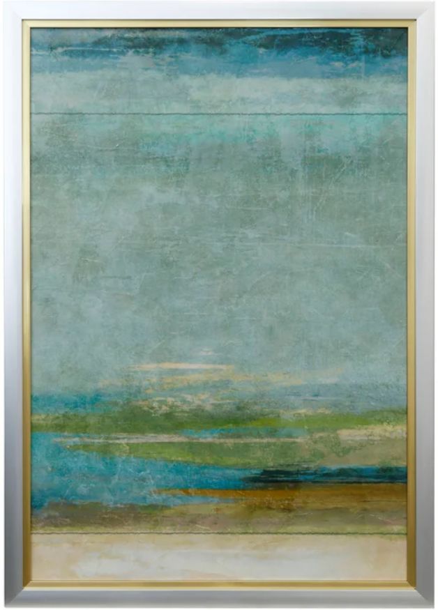 Stylecraft Blue/Chrome/Green Wall Art-0