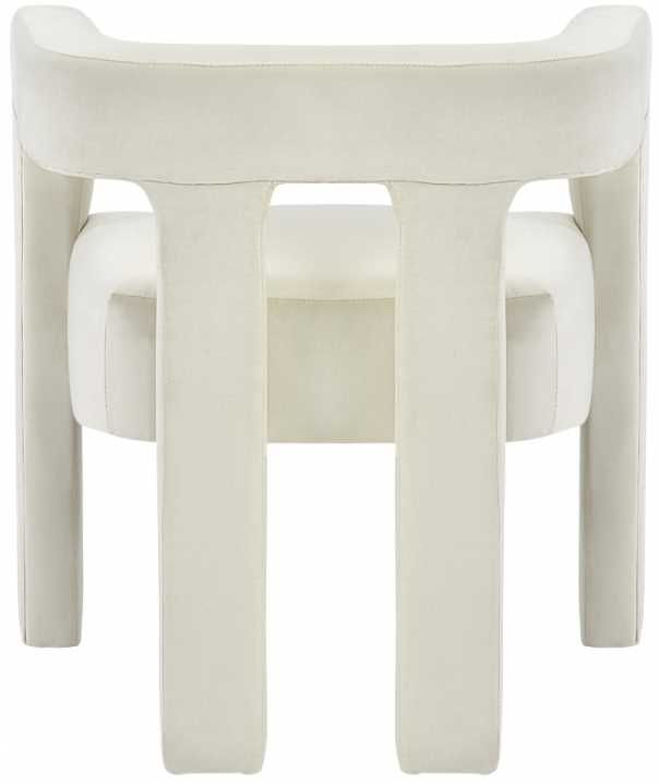 Meridian Furniture Athena Cream Dining Arm Chair-2